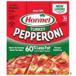 HORMEL Turkey Pepperoni Slices, Pizza Toppings, 5 Oz (1 Ct)